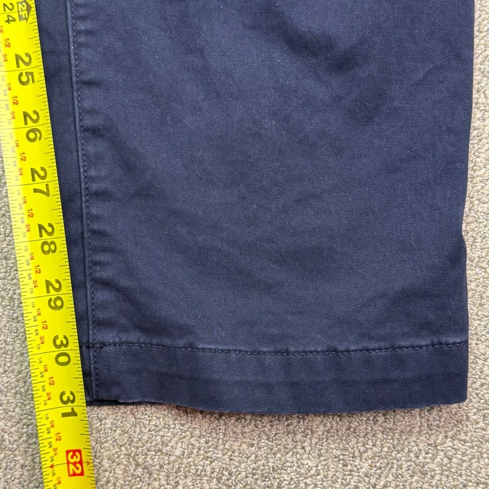 Flint and Tinder Navy Blue Slim Fit Stretch Chino Pants Men‎ Size 38x32